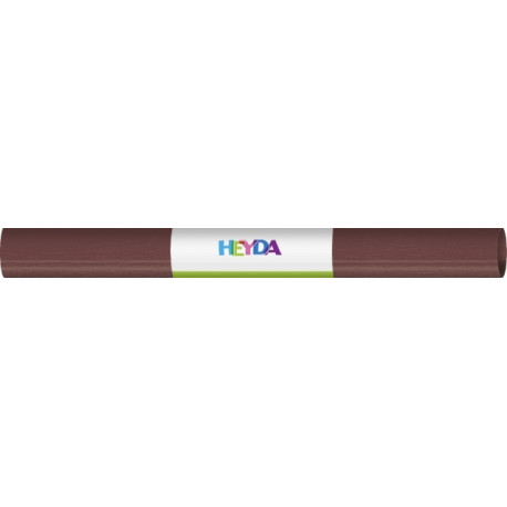 Krepp- paber 50x250cm 32g brown, Heyda, Brunnen