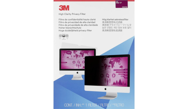 3M kaitsekile HCMAP002 Privacy High Clarity Apple iMac 27