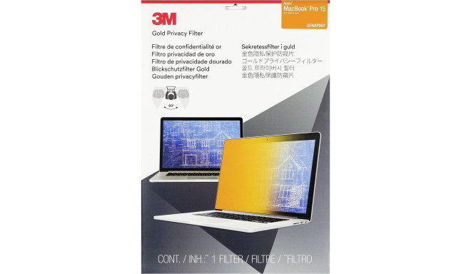 3M privacy filter MacBook Pro 15", gold (GFNAP007)