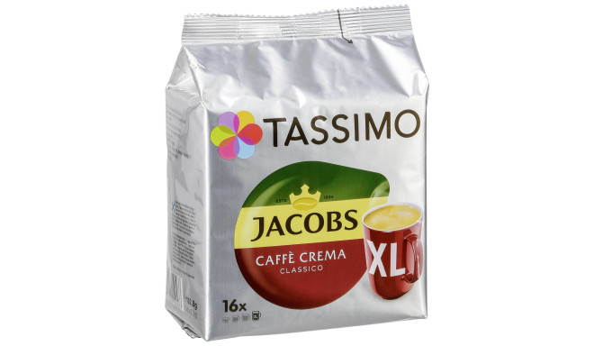 Jacobs kohvikapslid Tassimo Caffe Crema XL T-Discs 16tk