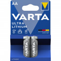1x2 Varta Ultra Lithium Mignon AA LR06