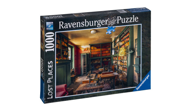 Ravensburger 1000 tükki Kadunud Kohad Salapärane Lossi Raamatukogu