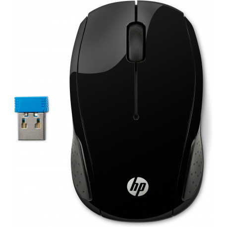 HP hiir 200 juhtmevaba, must