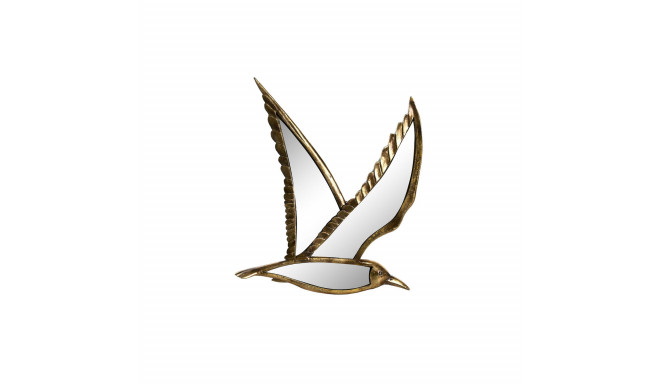 Decorative Figure DKD Home Decor 32,5 x 3 x 28 cm Golden Bird