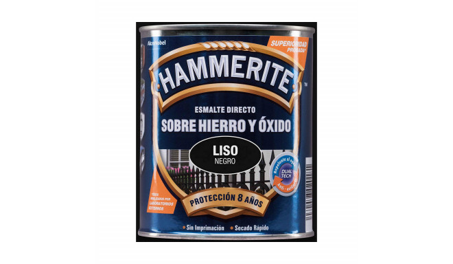 Antioxidant Enamel Hammerite 5093791 Black 750 ml Shiny