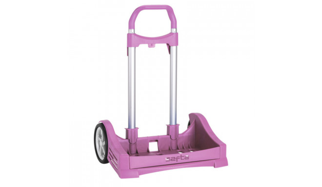 Rucksack Trolley Safta Pink 40 x 85 x 28 cm