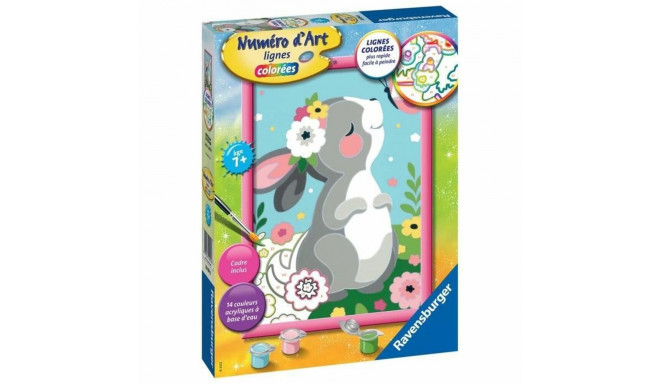 Värvide nummerdatud komplekt Ravensburger Rabbit and Butterfly