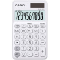 CASIO CALCULATOR, POCKET SL-310UC-WE WHITE, 10 DIGIT DISPLAY