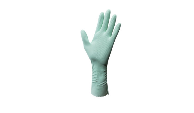 Vileda Extra Sensation Household gloves Green Cotton, Latex 1 pc(s)
