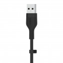 Belkin Flex Lightning/USB-A 1m mfi cert., black CAA008bt1MBK
