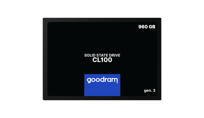 Goodram SSD CL100 960GB G.3 SATA III SSDPR-CL100-960-G3
