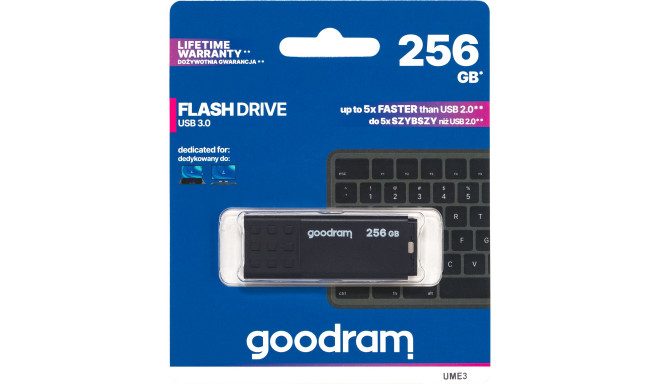 GOODRAM UME3 USB 3.0       256GB Black