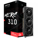 XFX AMD Video Card RX-7900XTX Speedster MERC310 BLACK 24GB GDDR6 384bit, 2615 MHz / Gbps, 3 x DP, 1 