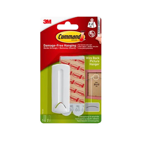 3M pildiriputuskonks Command 2,2kg, valge