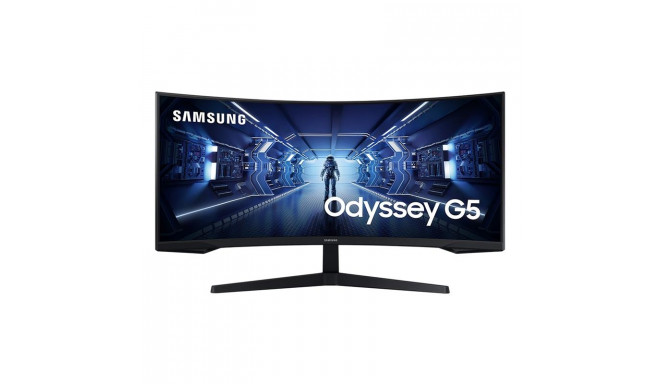 Samsung Odyssey G5, nõgus, 34'', Ultra WQHD, LED VA, 165 Hz, must - Monitor