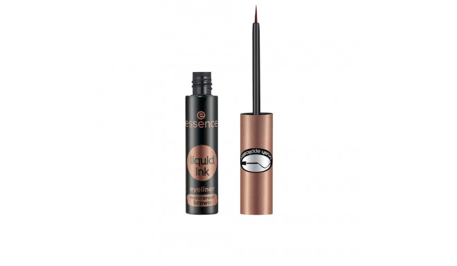 ESSENCE LIQUID INK eyeliner waterproof #02-brown 3 ml