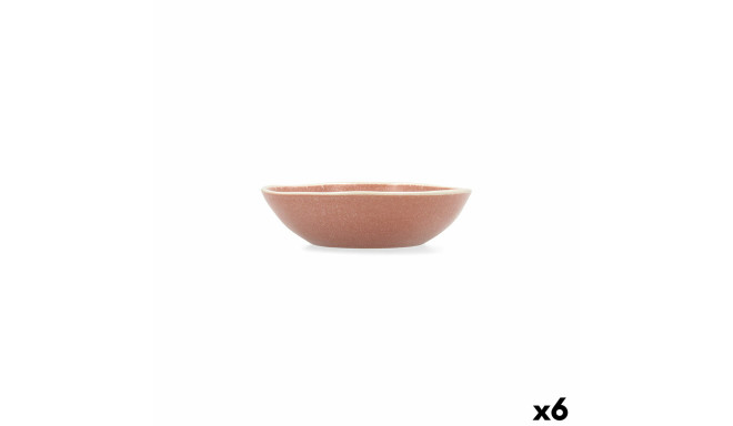 Bowl Bidasoa Gio 15 x 4 cm Ceramic Brown (6 Units)