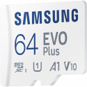 Samsung mälukaart microSDXC 64GB EVO Plus + adapter (MB-MC64KA/EU)