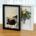 Photo frame 3D 21x29,7 white