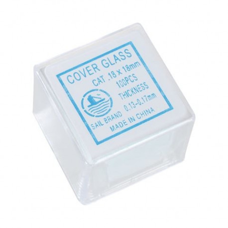 Byomic Covering Glasses 18x18 mm 100 Pieces