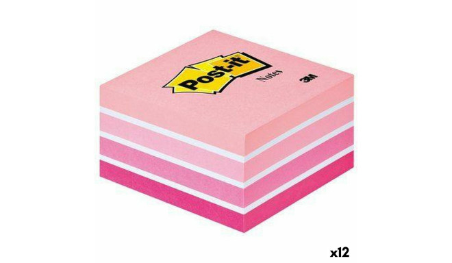 Notepad Post-it 76 x 76 mm Pink 450 Sheets (12 Units)