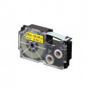 Lamineeritud Lint Sildimasinatele Casio XR-11YW Must Kollane