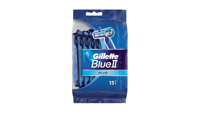 GILLETTE BLUE II PACK 15UNIDADES