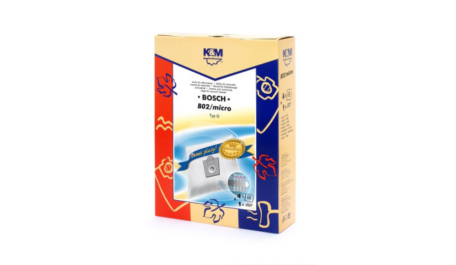 K&M dust bag B02/micro 4+1pcs