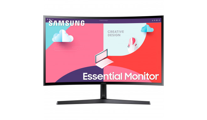 61cm/24'' (1920x1080) Samsung S24C366EAU Curved 16:9 4ms 75Hz HDMI VGA VESA Full HD Black