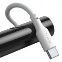 Baseus cable Simple Wisdom USB - USB-C 1,5 m 5A white 2 pcs