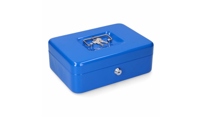 Safe-deposit box Micel CFC09 M13397 Blue Steel 25 x 18 x 9 cm