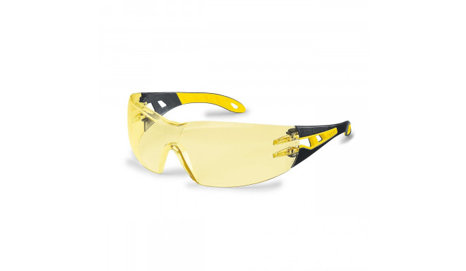 Kaitseprillid Uvex Pheos, kollane lääts, supravision excellence pinnakate (udukindlad seest, kriimus