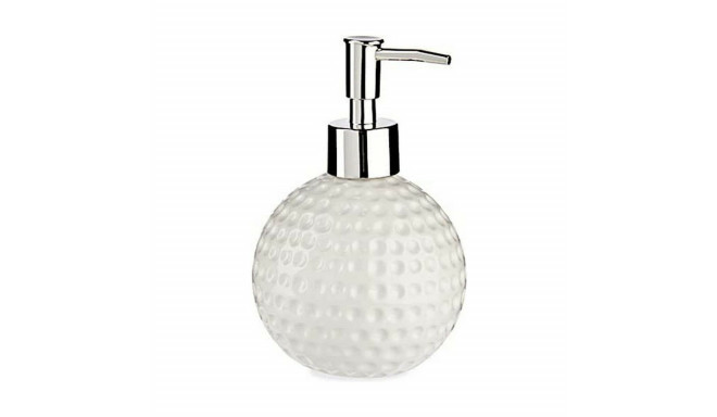 Ziepju dozators Berilo Golf Balts Metāls Keramika 300 ml 10 x 15 x 10 cm