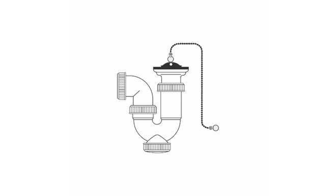 Washbasin Siphon Mirtak PVC