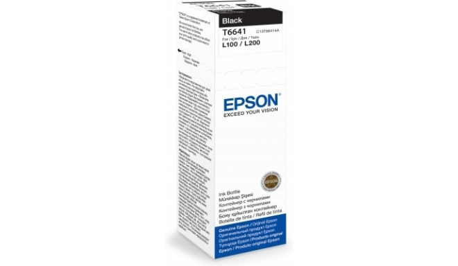 EPSON T6641 Ink bottle 70ml Ink Cartridge, Black