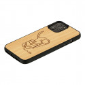 MAN&WOOD case for iPhone 12 Pro Max cat with red fish