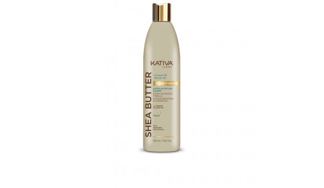 KATIVA SHEA BUTTER coconut & marula oil conditioner 550 ml