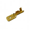 Eyelet Terminal for Cables Male Plug 2,8 mm 100 Units