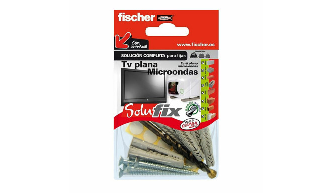 Fixing kit Fischer Solufix 502690 Television Microwave 10 Pieces