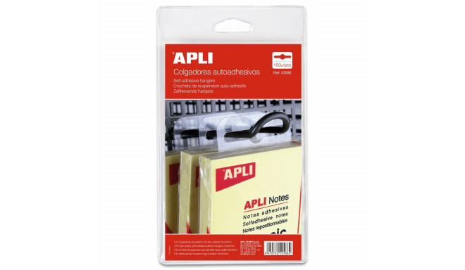 Hangers Apli Transparent Plastic (100 Units)