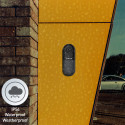 Tellur Smart WiFi Video DoorBell 1080P, PIR, Wired black