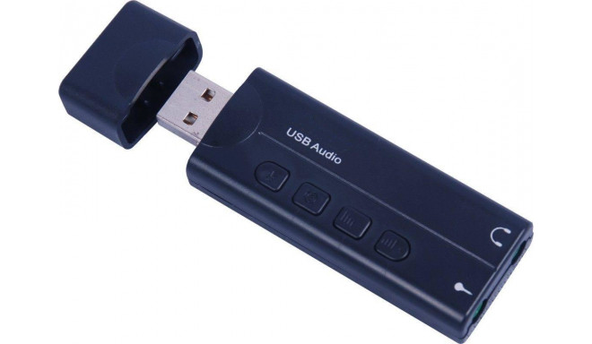 PremiumCord USB2.0 Audio adapter, support 5.1/7.1 +  Xear 3D