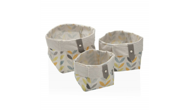 Basket set Versa Erin 14 x 14 x 14 cm Squared