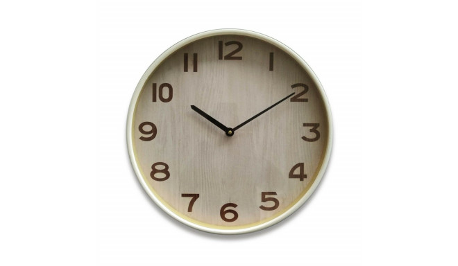 Wall Clock Versa Crystal MDF Wood 4,5 x 40 x 40 cm