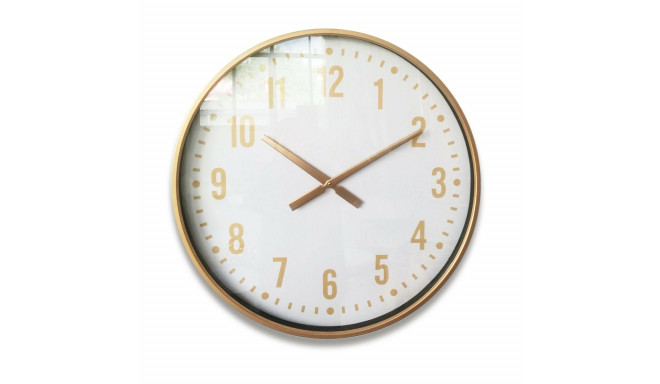 Wall Clock Versa Metal Crystal MDF Wood 4,5 x 60 x 60 cm