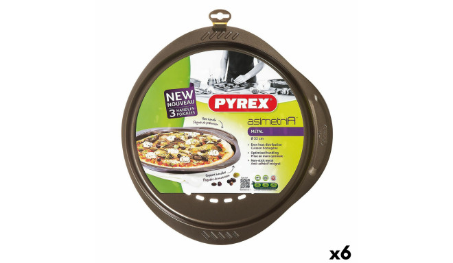 Picas Veidne Pyrex Asimetria Metāls Ø 32 cm (6 gb.)