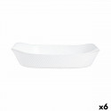 Поднос Luminarc Smart Cuisine Белый Cтекло 34 x 25 cm (6 штук)