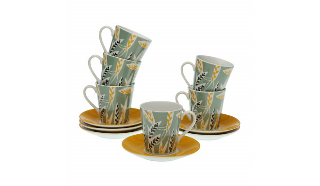 Set of 6 Cups with Plate Versa Elora Porcelain