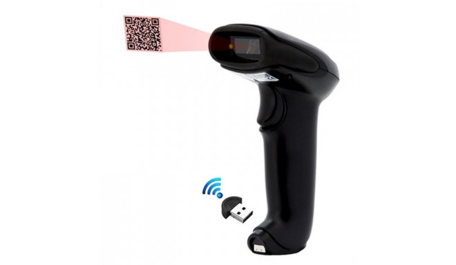 Barcode Reader iggual IGG315699 300 scan/s LED Bluetooth Black
