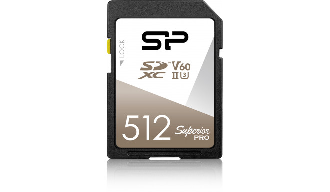 Silicon Power mälukaart SDXC 512GB Superior Pro UHS-II